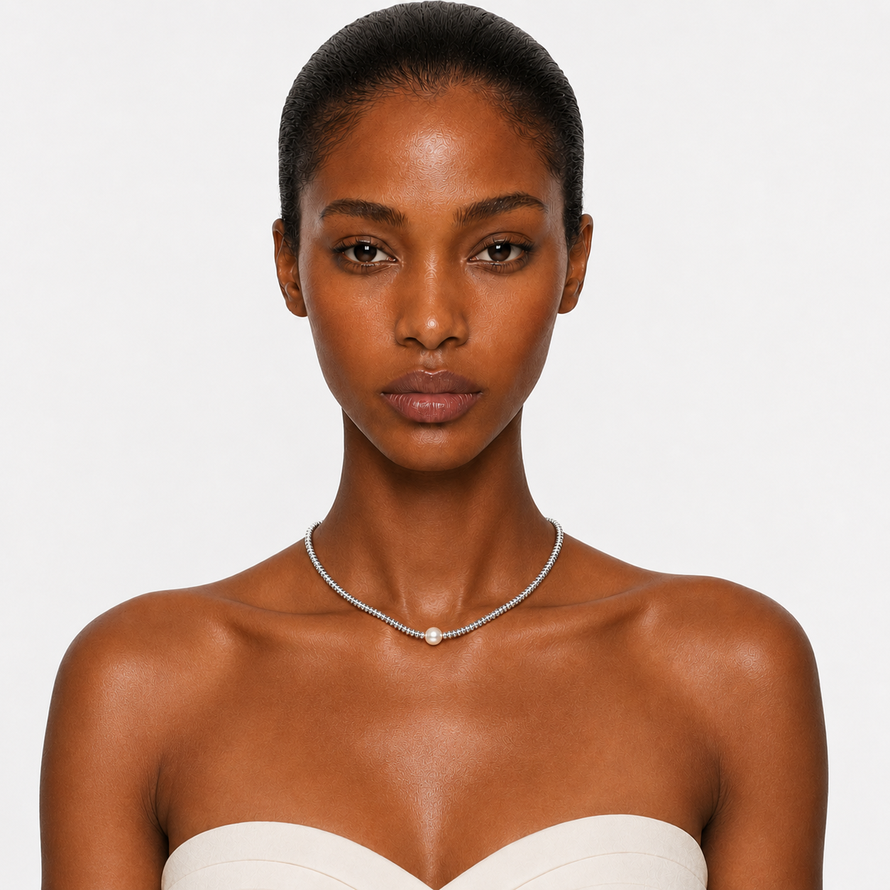 PALISADES - SILVER ROPE CHOKER