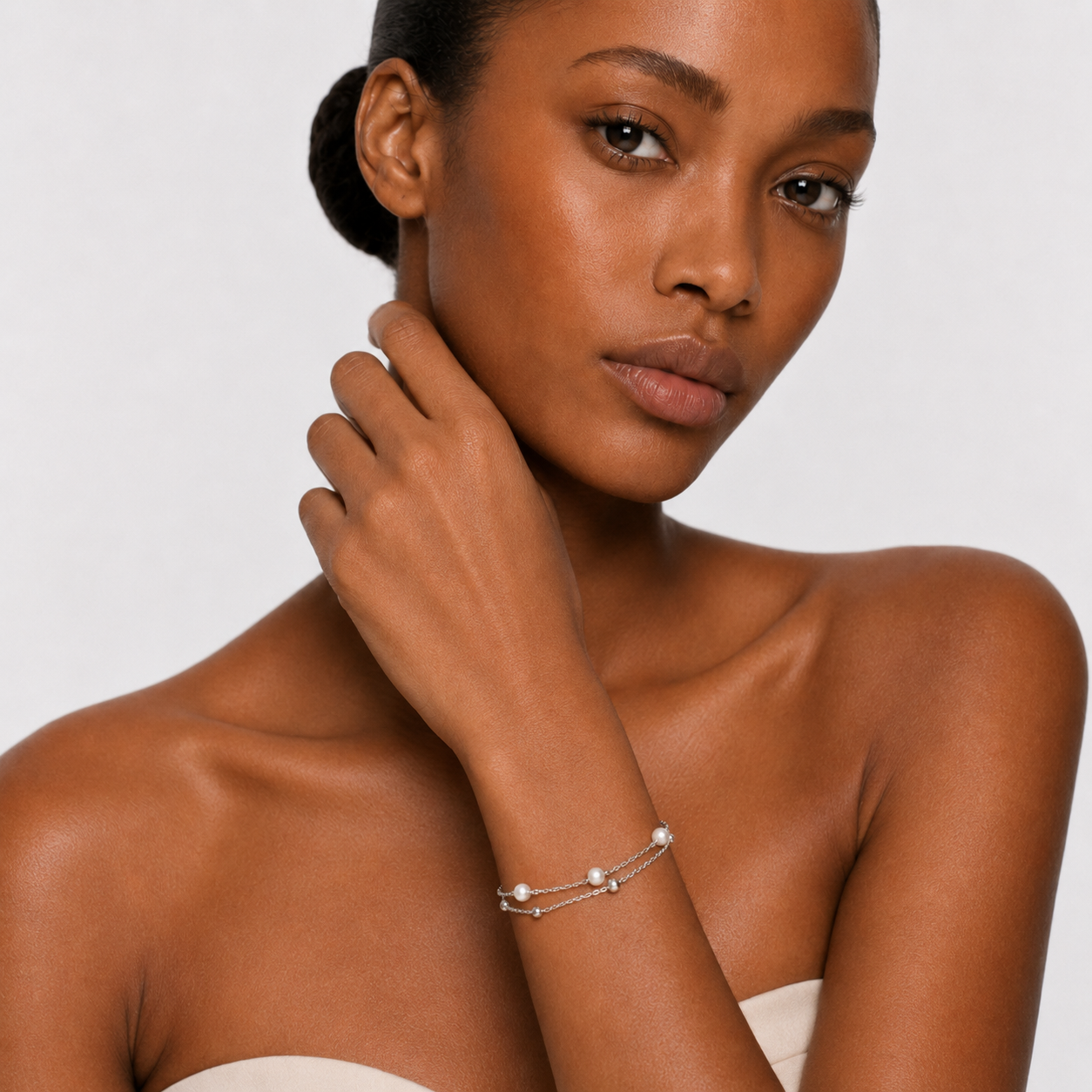 PACIFICA - DOUBLE STRAND PEARL BRACELET