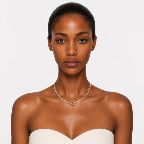 MALIBU KNOT - DOUBLE STRAND NECKLACE