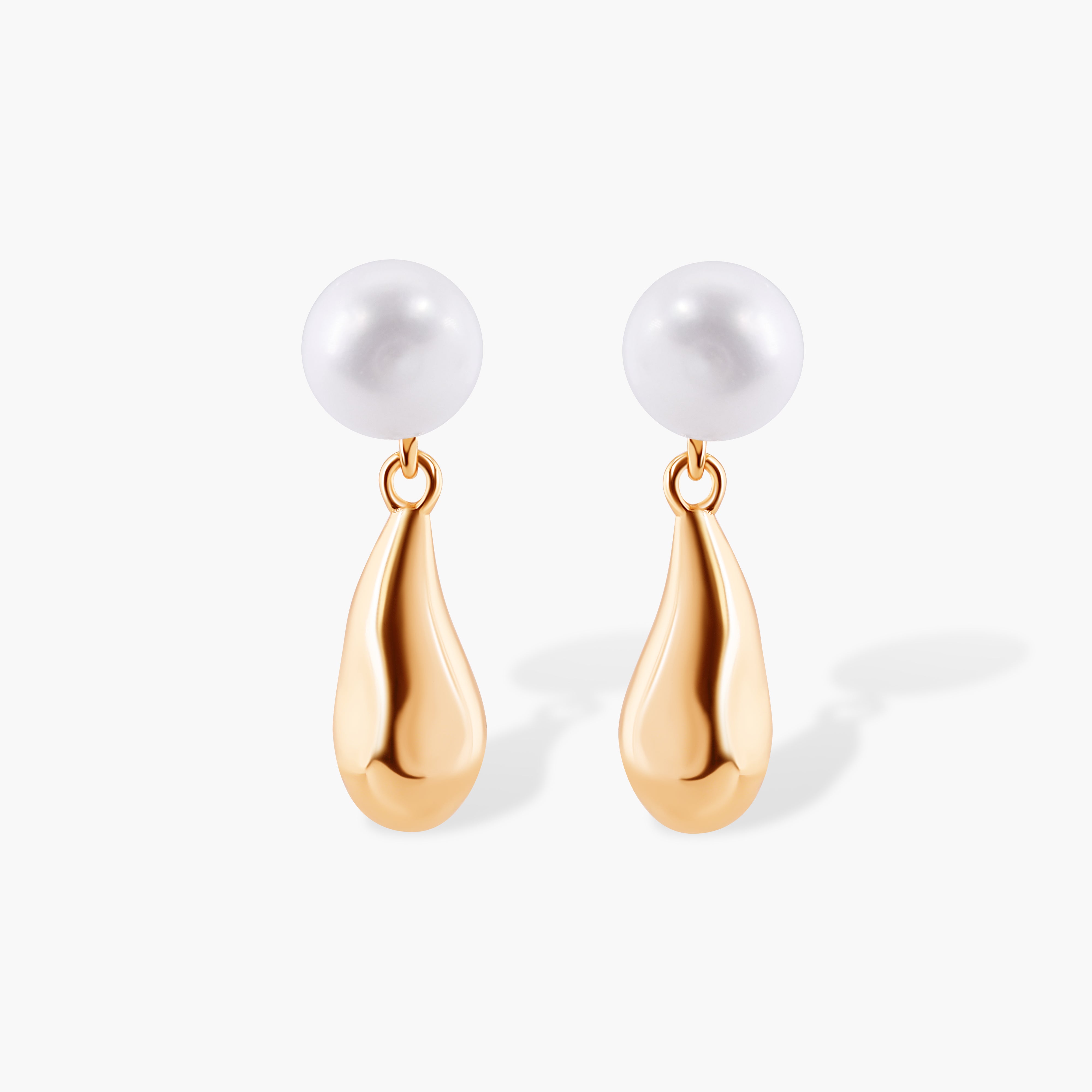 RAINDROP PEARL EARRINGS