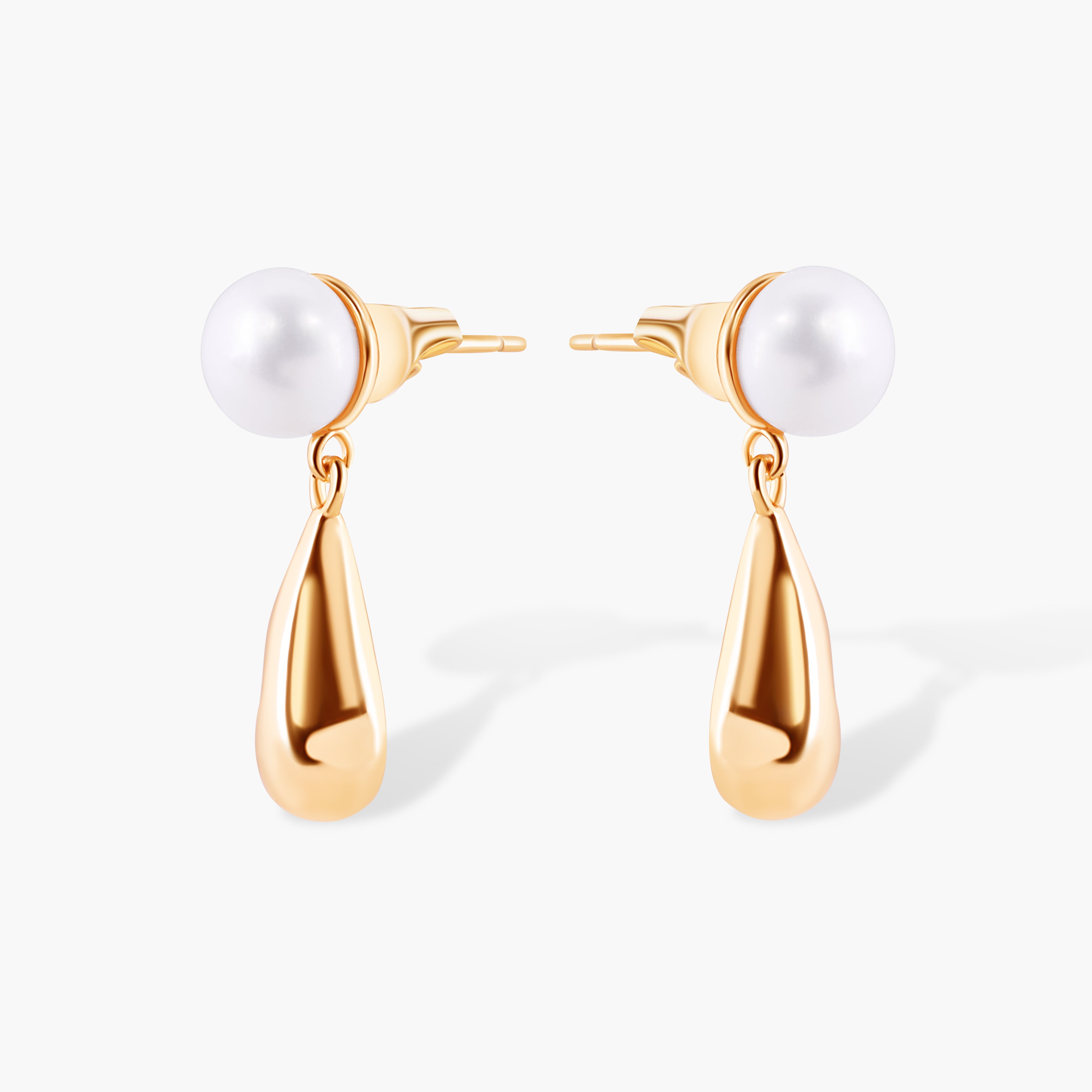 RAINDROP PEARL EARRINGS