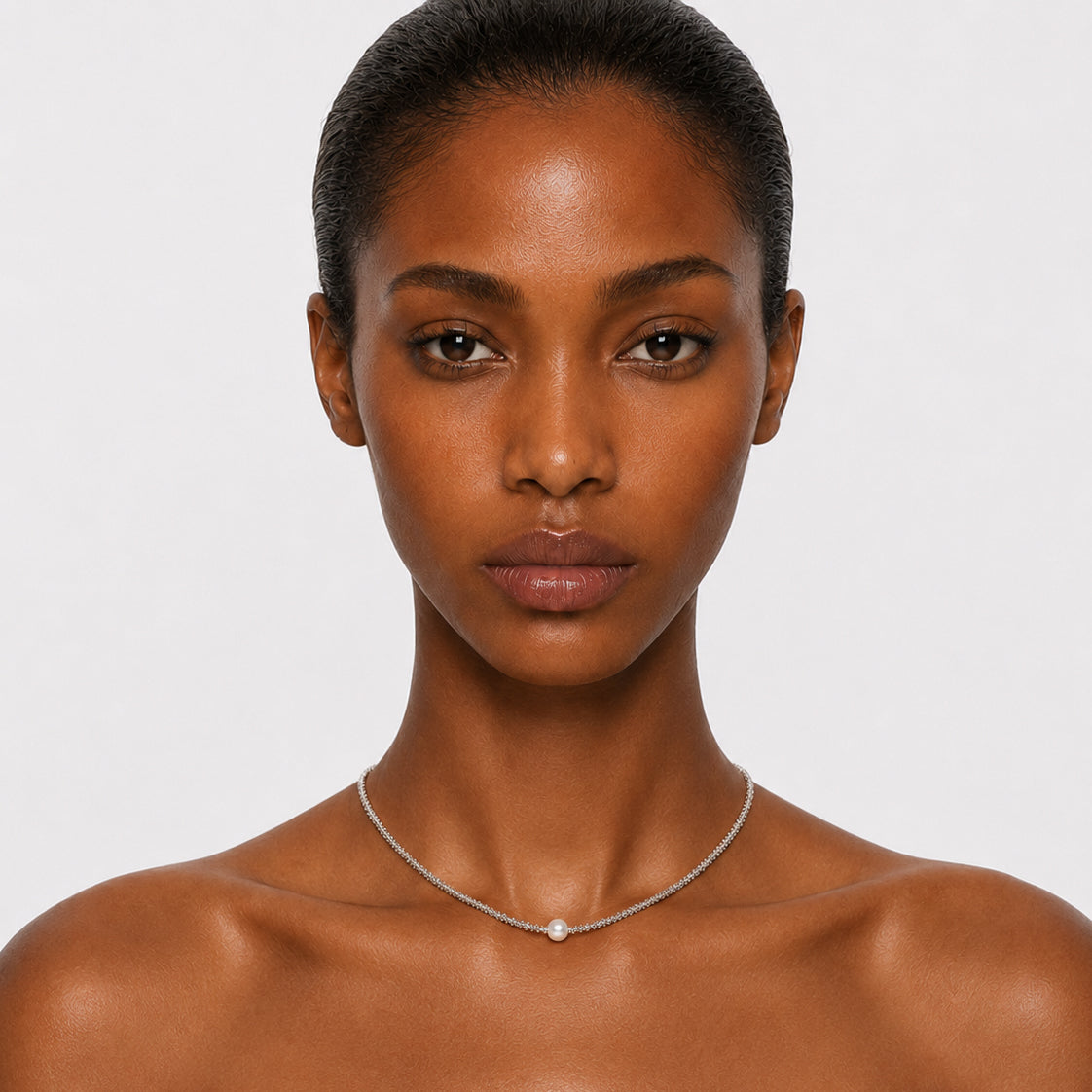 PALISADES - SILVER ROPE CHOKER