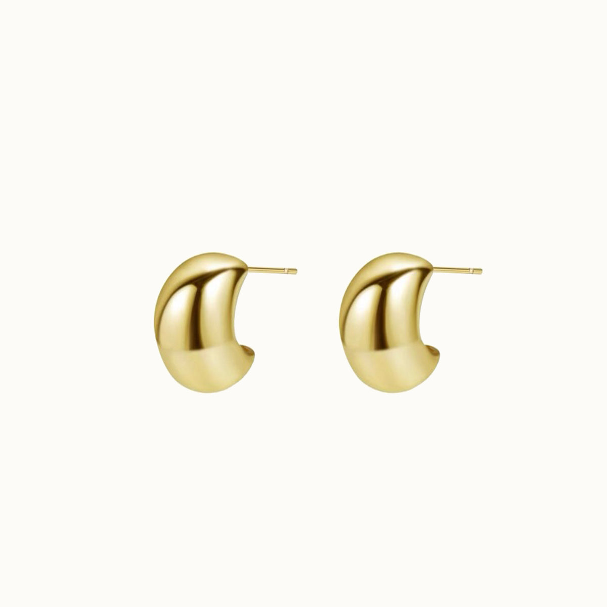 Golden Bean Earrings