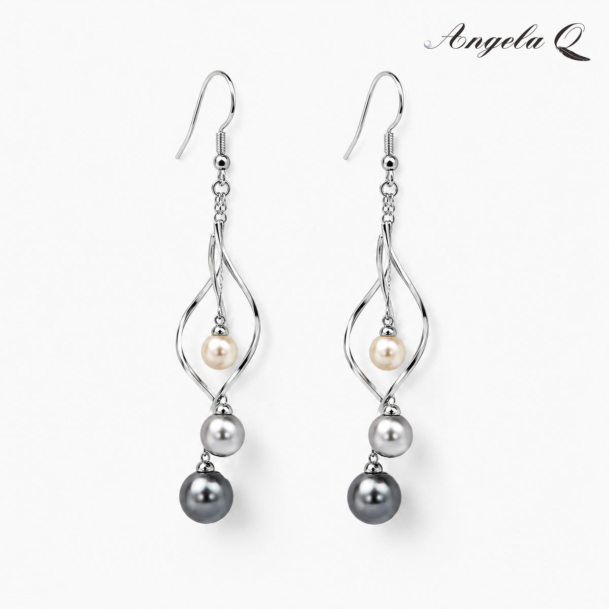 PACIFIC DROP - DOUBLE PEARL EARRINGS
