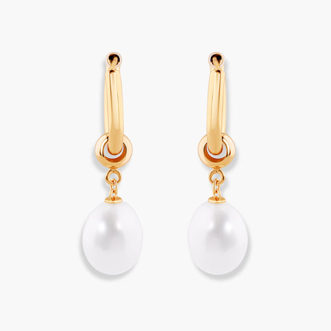 SOCIALITE CLASSIC DROP PEARL EARRINGS