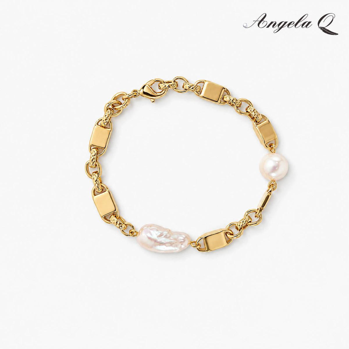 LAGUNA Baroque Pearl Link Bracelet, Classic Link Pearl Bracelets - 200031T