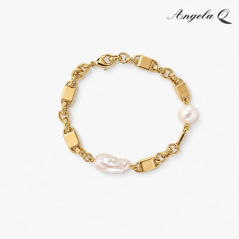 LAGUNA Baroque Pearl Link Bracelet, Classic Link Pearl Bracelets - 200031T