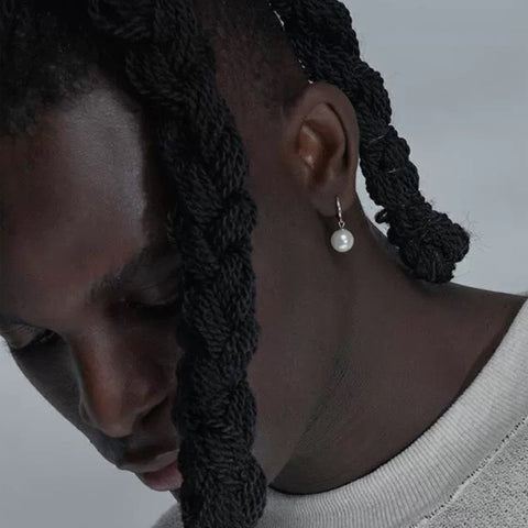 URBAN EDGE PEARL EARRINGS