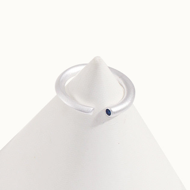 Open Design Sapphire Ring