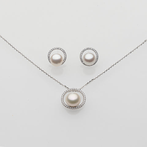 Angelaqpearl， pearl necklace， pearl pendant