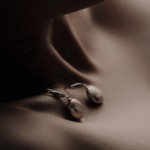 AngelaQ pearl jewelry, pearl earrings