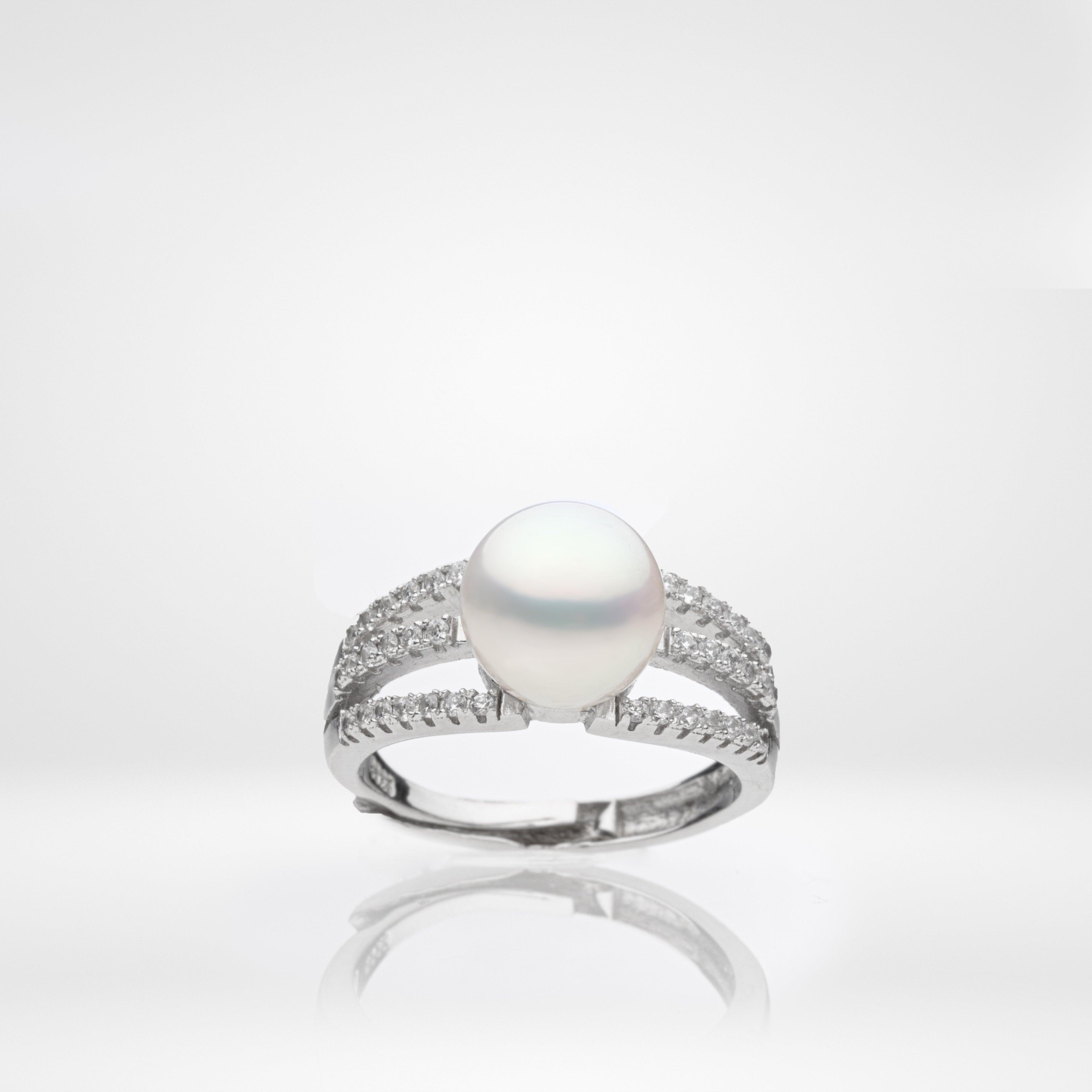 AngelaQ pearl jewelry, pearl ring