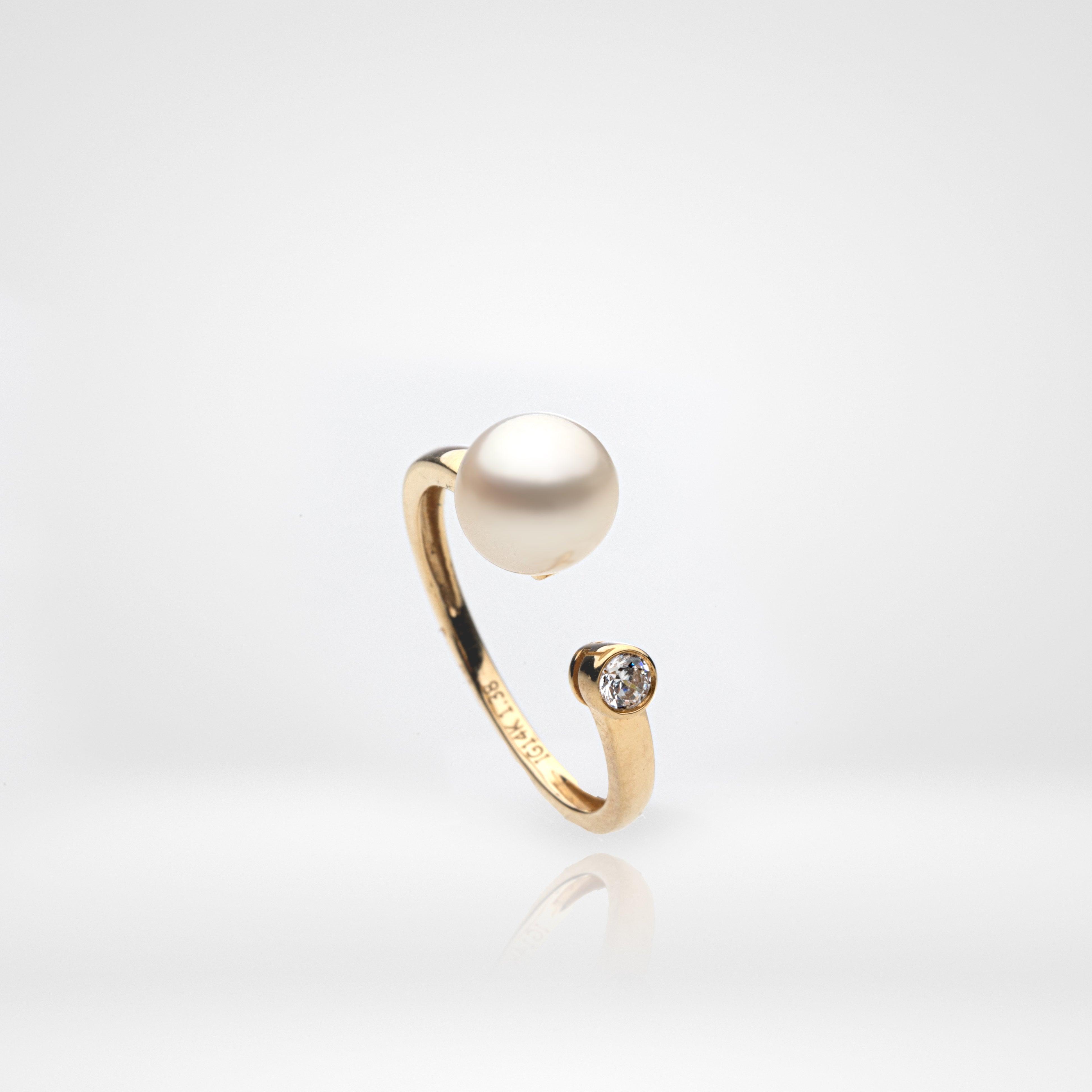 AngelaQ pearl jewelry, pearl ring