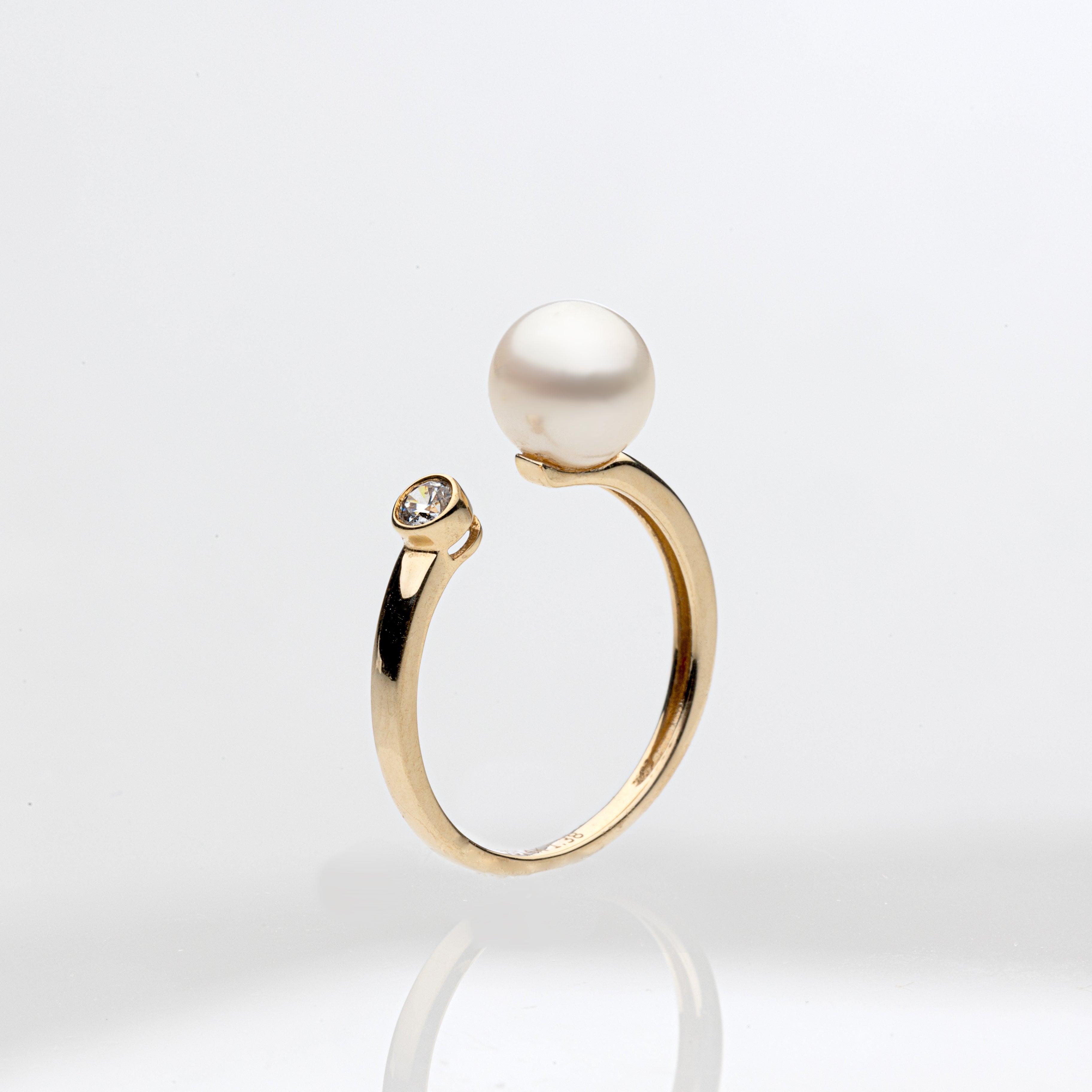 AngelaQ pearl jewelry, pearl ring