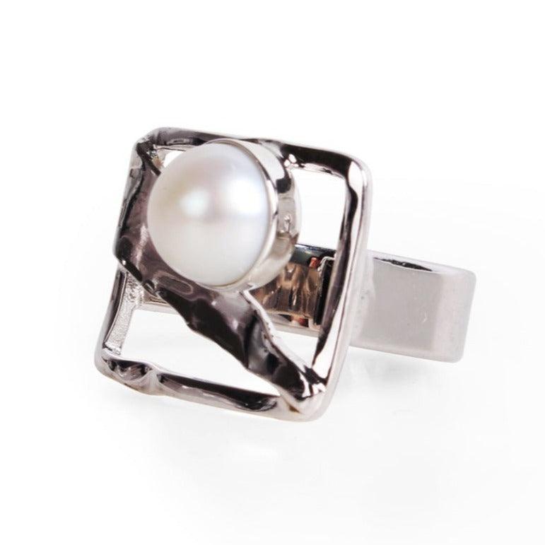 AngelaQ pearl jewelry, pearl ring