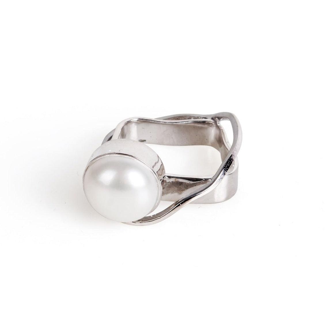 AngelaQ pearl jewelry, pearl ring