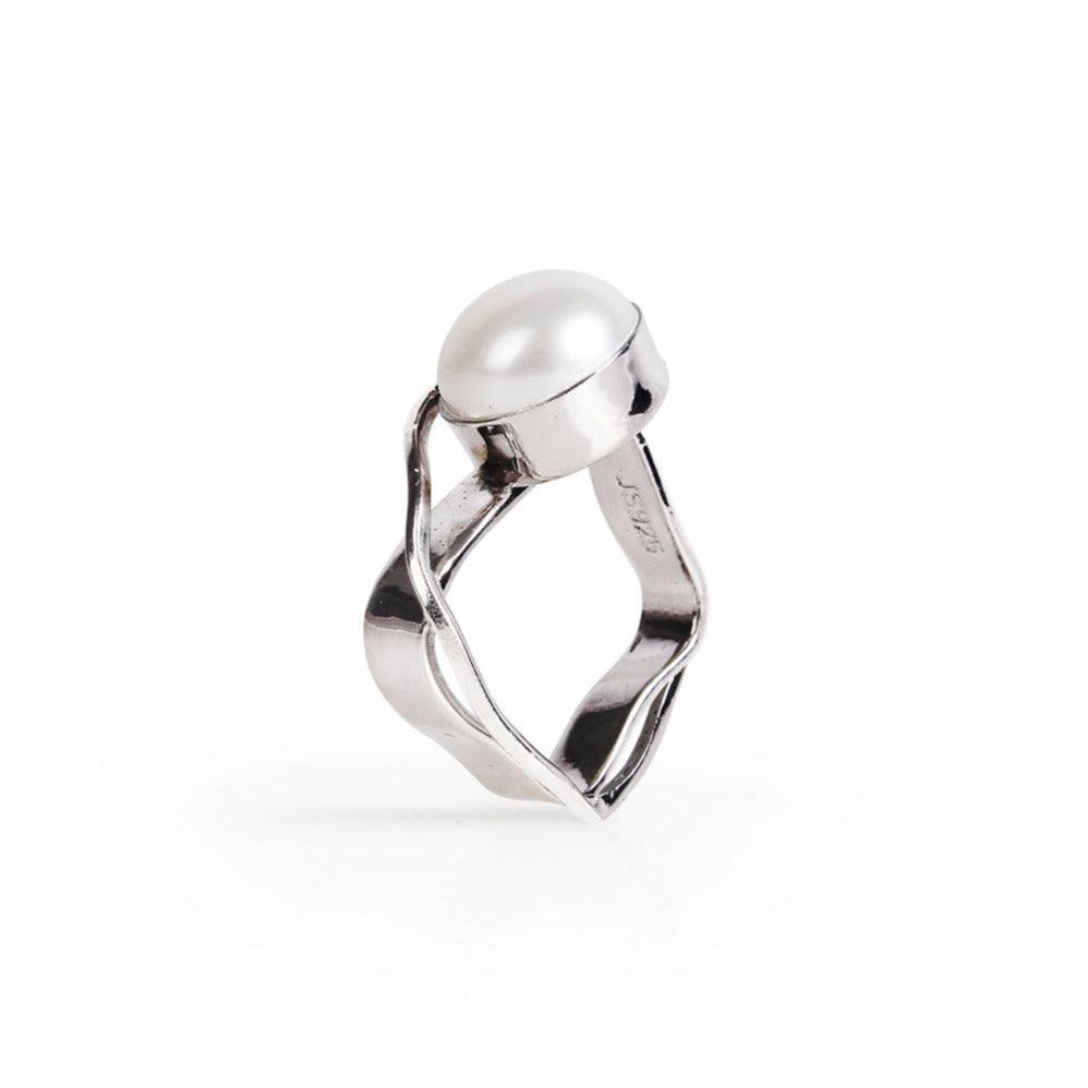 AngelaQ pearl jewelry, pearl ring