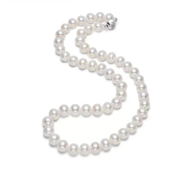 pearl rope necklace, pearl pendant