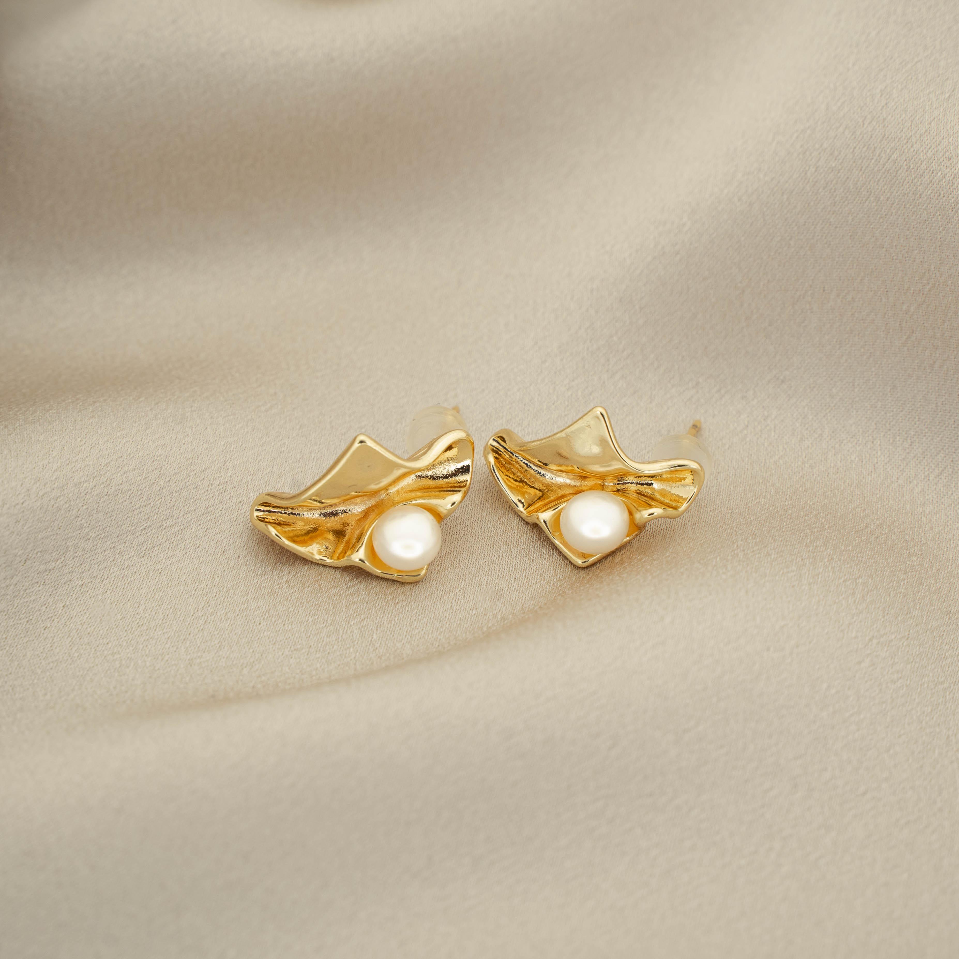 AngelaQ pearl jewelry, pearl earrings